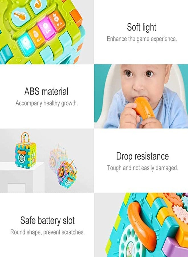 Invite Enterprise 6 in 1 Baby Activity Cube, Early Educational Musical Activity Toys, Multipurpose Play Centre for Toddlers and Kids, Skill Improvement Educational Game Toys Baby Toys Age 12 Months - Image 5